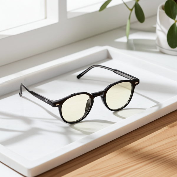 Gafas Round | Bloqueo del 75% de la luz azul
