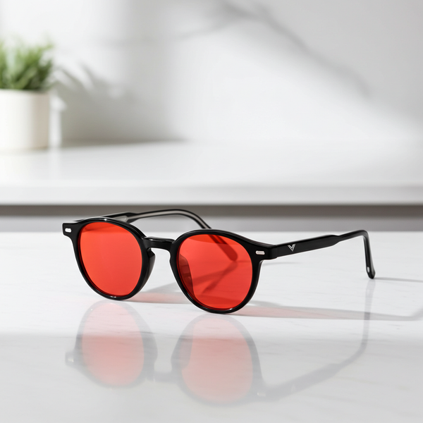 Gafas Round | Bloqueo del 99,% de luz azul